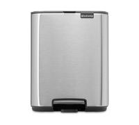 Brabantia Cubo de basura con pedal Bo 7 L Acero mate antihuellas