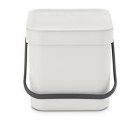 Brabantia Cubo de basura Short & Go 6L gris claro