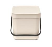 Brabantia Cubo de basura Short & Go 6L Soft Beige