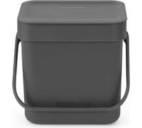 brabantia Cubo de Basura Sort & Go, 3 Litros - Grey brabantia
