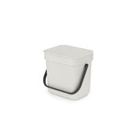Brabantia - cubo de basura sort & go 3l - pequeña papelera de recicla