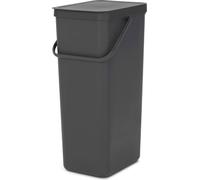 brabantia Cubo de Basura - Sort & Go, 40 L - Grey brabantia
