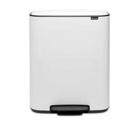 Brabantia Cubo de pedal Bo 60 L blanco