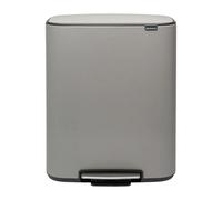 Brabantia Cubo de pedal Bo 60 L Mineral concrete grey