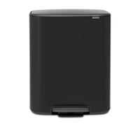 Brabantia Cubo de pedal Bo 60 L negro mate