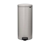 Brabantia Cubo de pedal NewIcon 30 L, cierre suave e interior extraíble, Soft Grey
