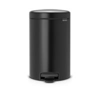 Brabantia Cubo de pedal newIcon 12L matt black (negro)