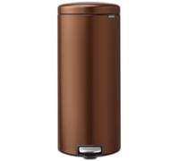 Brabantia - Cubo de pedal NewIcon - 30 L, cubo interior extraíble - Bronce