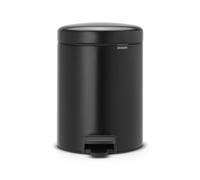 Brabantia Cubo pedal newIcon 5L Matt black (negro)