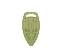 Brabantia - Esterilla de Silicona - Alfombrilla para Plancha Resistente al Calor - Silicona Flexible Protectora - Reposa Plancha - Fácil de Guardar - Máx. 220°C - Calm Green - 28,5 x 0,5 x 15 cm