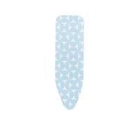 Brabantia - Funda para Tabla de Planchar B - 124 x 38 cm - Juego Completo de Funda de 100% Algodón & Capa de Espuma Duradera de 8 mm - para Planchas Normales & de Vapor - Lavable - Fresh Breeze