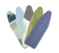 Brabantia Funda Protectora para Mesa de Planchar, Algodón, Surtido Multicolor, 124 x 38 cm