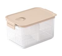 Brabantia Keep Fresh - Recipiente para frigorífico de 2,8 litros con divisor y cesta, apto para verduras, ensaladas o almacenamiento de productos más grandes en refrigeradores