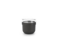 Brabantia - Make & Take Bol de Desayuno 0.5L - Con Compartimento a Rosca para Ingredientes (180 ml) - A Prueba de Fugas - Apto para Congelador, Microondas & Lavavajillas - Gris oscuro