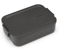 Brabantia Caja para almuerzo Make & Take mediana 1.1 L gris oscuro
