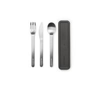 Brabantia Set de 3 cubiertos Make & Take gris oscuro