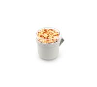 Brabantia - Make & Take Taza para Sopa 0.6L - Con Compartimento a Rosca para Ingredientes (180 ml) & Asa - A Prueba de Fugas - Apta para Congelador, Microondas & Lavavajillas - Gris claro