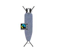 Brabantia - Mesa de Planchar A - para Plancha de Vapor - Universal Ajustable - para Diestros y Zurdos - No se Desliza y No Araña - Plegable - Azul (Denim Blue) - 110x30 cm
