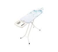 Brabantia - Mesa de Planchar B - con Soporte Sólido Plancha Vapor - Universal Ajustable - para Diestros y Zurdos - No se Desliza y No Araña - Plegable - Cotton Flower - 124x38 cm