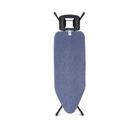 Brabantia - Mesa de Planchar C - para Plancha de Vapor - Universal Ajustable - para Diestros y Zurdos - No se Desliza y No Araña - Plegable - Azul (Denim Blue) - 124x45 cm