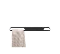 Brabantia - Mindset Toallero - se Adapta a Toallas Grandes, Normales o Dobladas - Soporta hasta 2 kg - Resistente a la Corrosión - Accesorio de Almacenamiento para el Baño - Infinite Gris - 56 x 9 cm