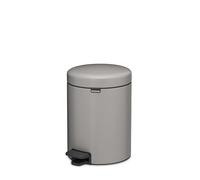 Brabantia newicon 5l cubo de basura cocina (soft grey), papelera cocin