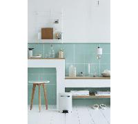 Brabantia Cubo de basura con pedal NewIcon 5 L Blanco