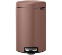 Brabantia Newicon, cubo de basura de 12 litros, color taupe satinado