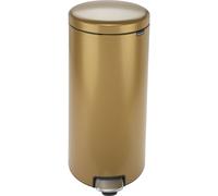brabantia Cubo de Pedal Newicon, 30 Litros, con Cubo de Plástico - Warm Gold brabantia
