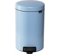 Brabantia Cubo de pedal newIcon 12L – Tapa de cierre suave – Dreamy blue