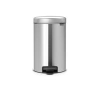 Brabantia Cubo de pedal NewIcon 12 litros acero mate anti-huellas