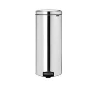 brabantia Cubo de Pedal Newicon, 30 Litros, con Cubo de Plástico - Brilliant Steel brabantia