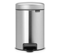 Brabantia NewIcon papelera 3 l acero-negro 112164