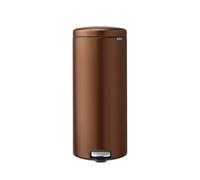 Brabantia - Cubo de pedal NewIcon - 30 L, cubo interior extraíble - Bronce