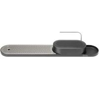 Brabantia - Organizador fregadero y bandeja de secado SinkStyle con recogegotas y placa de acero inoxidable extraíble - Elegante solución almacenamiento para la cocina - Mineral Infinite Grey