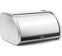 Brabantia - Panera de acero con tapa deslizante, tamaño mediano, color mate anti-huellas