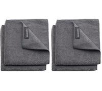 Brabantia Paños de Cocina de Microfibra, Gris Oscuro, Set de 2, 30 x 30 x 0,5 cm (Paquete de 2)