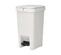 Brabantia Papelera con pedal StepUp de 10 L Gris claro