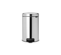 Brabantia Papelera Redonda · 12 L · Acero Inoxidable