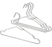 Brabantia Perchas, Set de 4, Aluminio, Plata, Normal