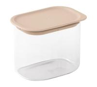 Brabantia Recipiente apilable de almacenamiento de alimentos de 700 ml con cuerpo transparente y diseño que ahorra espacio, adecuado para cereales, aperitivos o ingredientes secos en armarios o