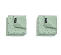 Brabantia - Sinkside Paños de Microfibra - Apto para Lavadora - Absorben 7 Veces su Propio Peso - para Limpiar Platos & Encimeras - Necesitan Menos Detergente - Juego de 2 - Verde (Jade Verde)