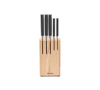 Brabantia Soporte para Cuchillos con 5 Cuchillos incluidos, Madera
