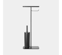 Brabantia - Soporte para inodoro con estante y cepillo para WC, colección MindSet, color gris mineral