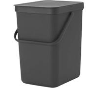 Brabantia Papelera Sort & Go – 25 L – Gris