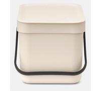 Brabantia sort & go 6 l rectangular plástico reciclado beige