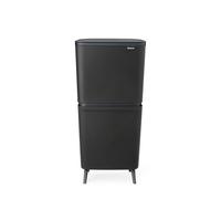 brabantia SortUp Hi - Cubo de Reciclaje 20 + 25 L - Dark Grey brabantia