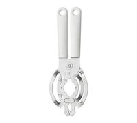 Brabantia Tasty+ Abridor Multiusos, Light Grey | Para Tapas de 10-100 mm Diámetro, Abre Latas, Botellas y Tapas, De Plástico y Acero Inoxidable, Apto para Lavavajillas