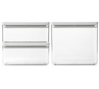 Brabantia Tasty+ conjunto de recipientes xx cm transparente-gris 230806