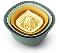 Brabantia tasty + juego de cuencos 3.2 l y 1.5 l, colador y exprimidor